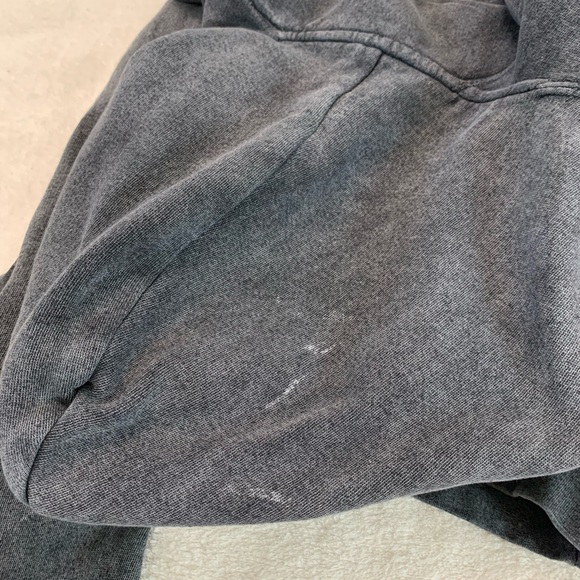 Hightech Gray Long Sleeve Drawstrings Hoodie Sweatshirt Size Medium - Picture 13 of 17